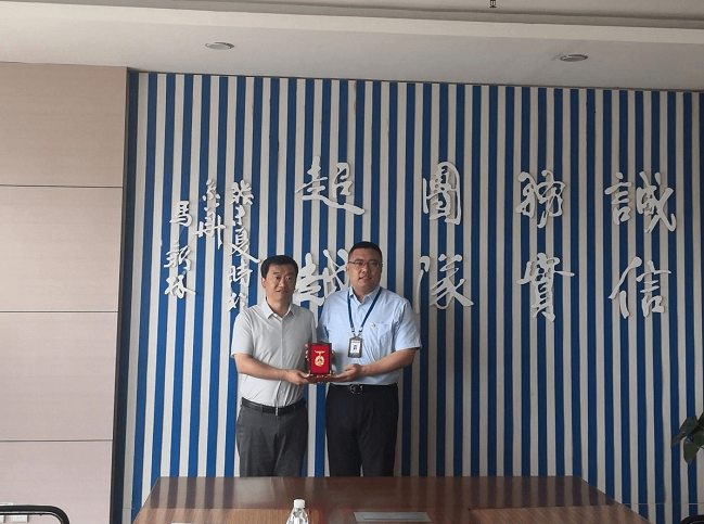 城阳区总工会王主席一行来威廉希尔williamhill调研指导